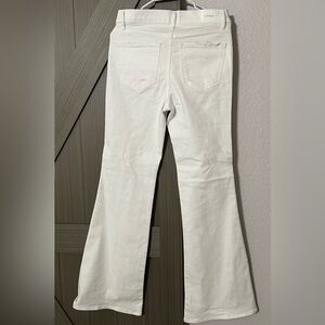Express 70s flare White jeans